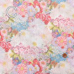 Cotton 60 loan print fabric flower flower 3 - nomura tailor