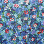 Cotton 60 loan print fabric Vivid Flower - nomura tailor