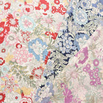 Cotton shirt call print fabric Flower - nomura tailor