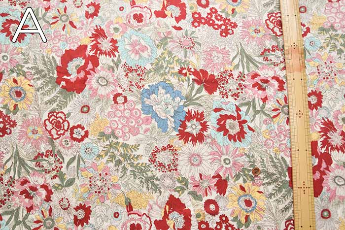 Cotton shirt call print fabric Flower - nomura tailor