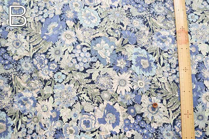 Cotton shirt call print fabric Flower - nomura tailor