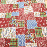 Cotton Shirting Fabric - Flower Patchwork - nomura tailor
