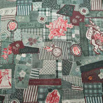 Cotton Shirting Printed Fabric Yoko Okamoto Patchwork Style - nomura tailor