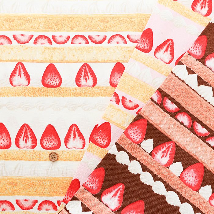 Cotton Oxford Fabric - Cake - nomura tailor