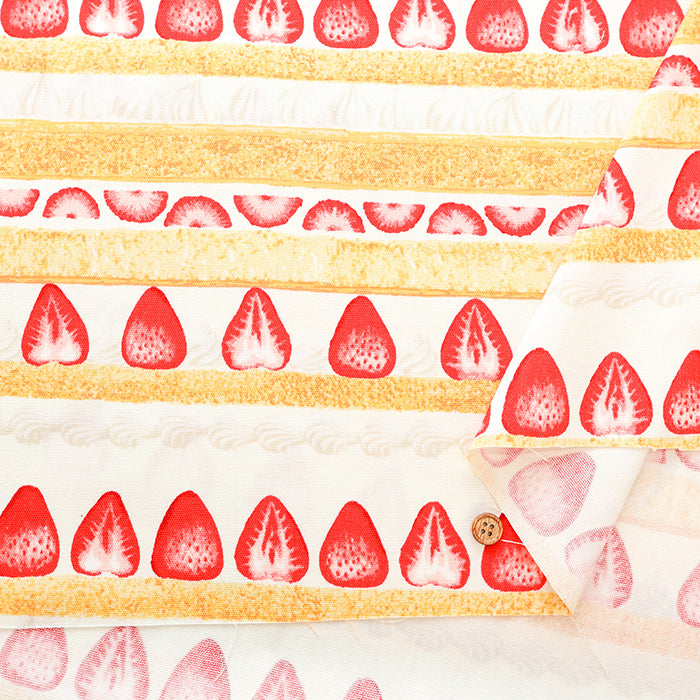 Cotton Oxford Fabric - Cake - nomura tailor