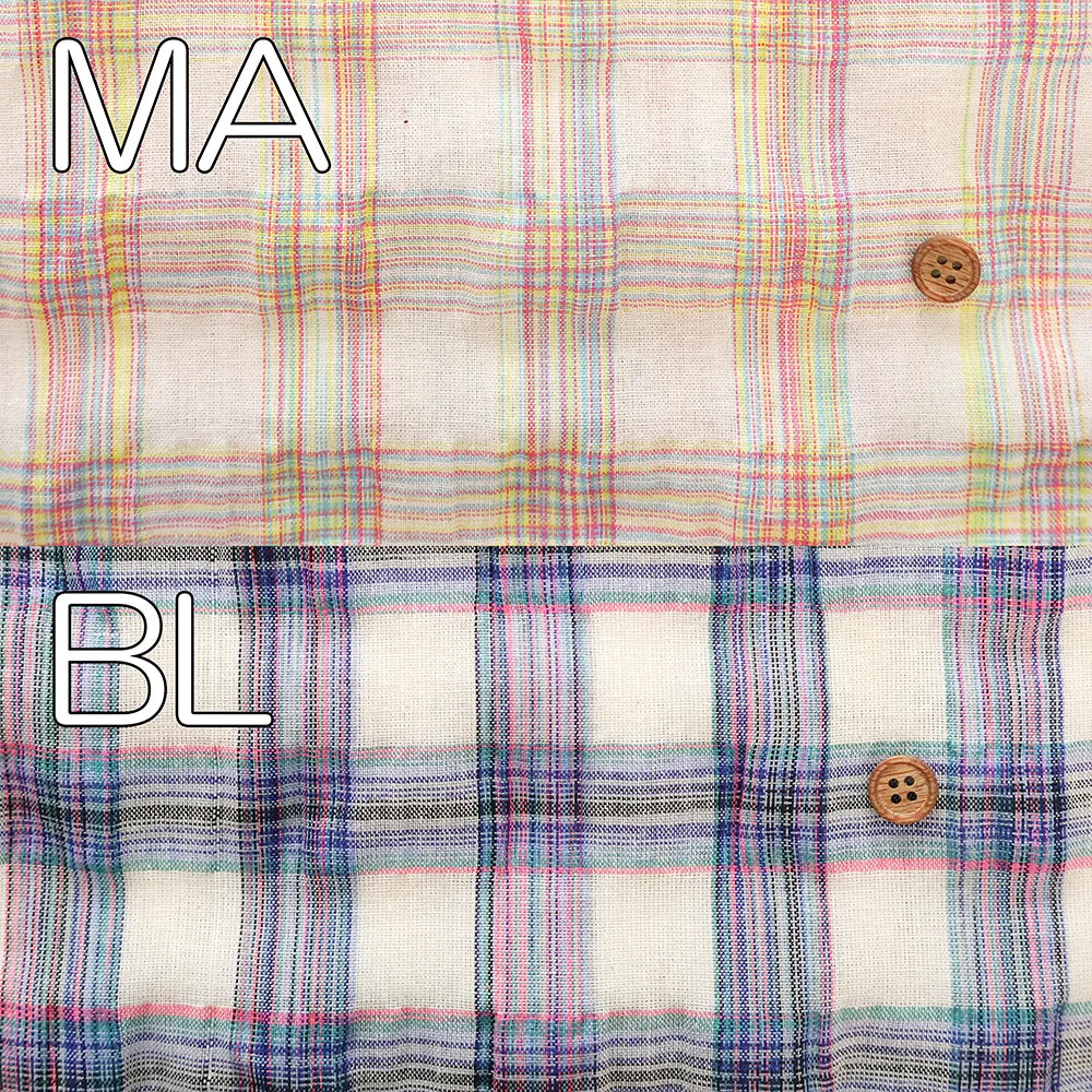 Made in China Trend Fabric - Colorful Check Fabric - nomura tailor