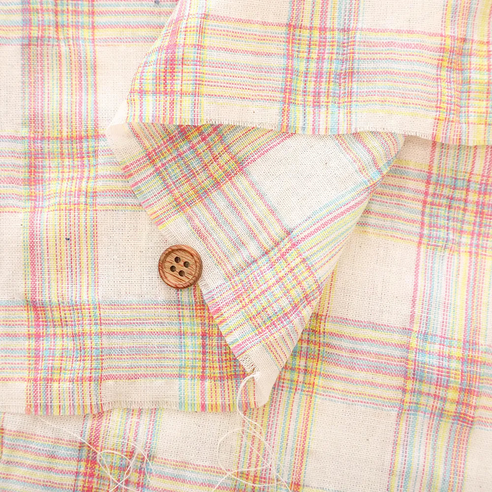 Made in China Trend Fabric - Colorful Check Fabric - nomura tailor