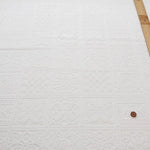 Polyester Café Curtain Fabric - Flower Tile Approx. 50cm length - nomura tailor