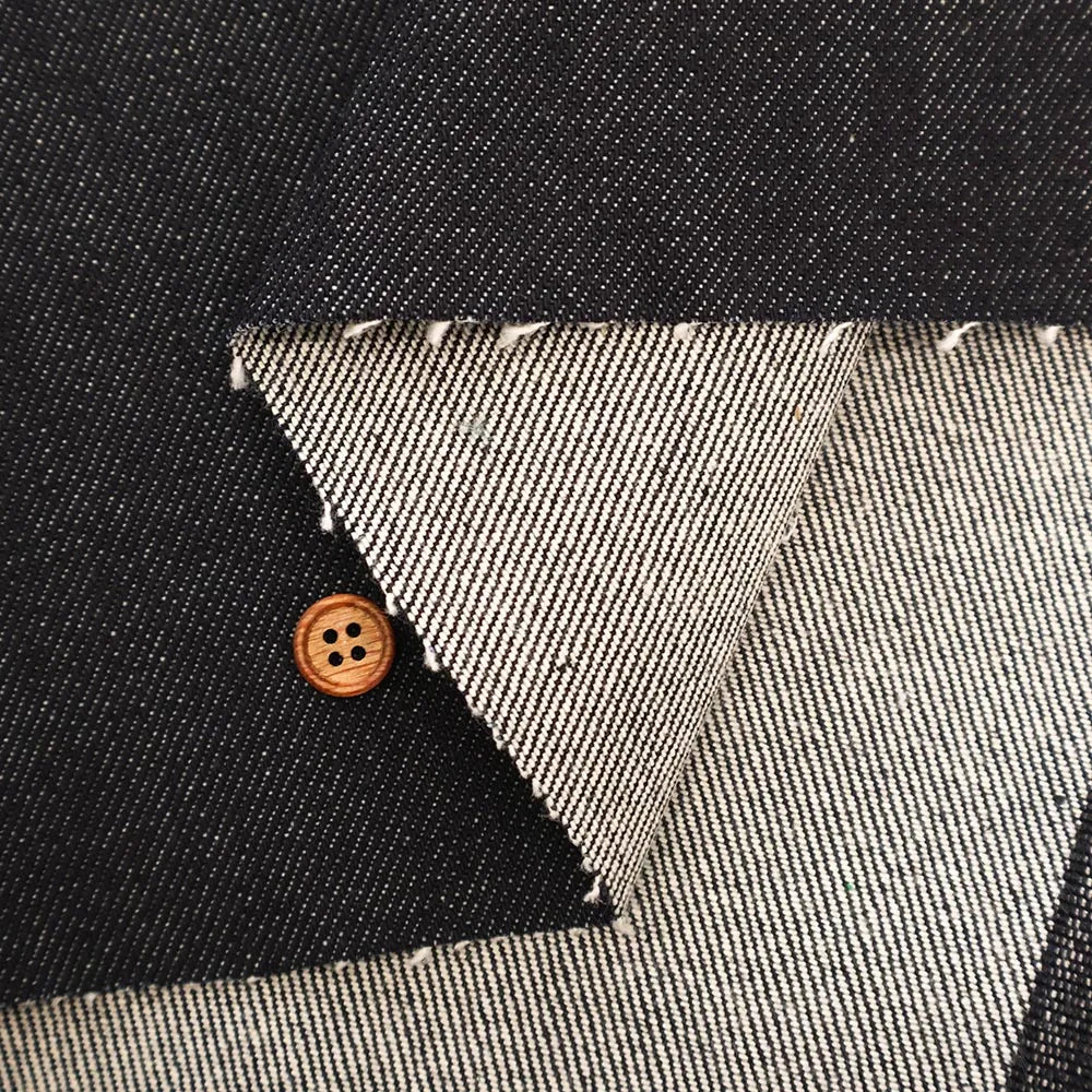Double-Width Cotton Denim Fabric - Plain - nomura tailor