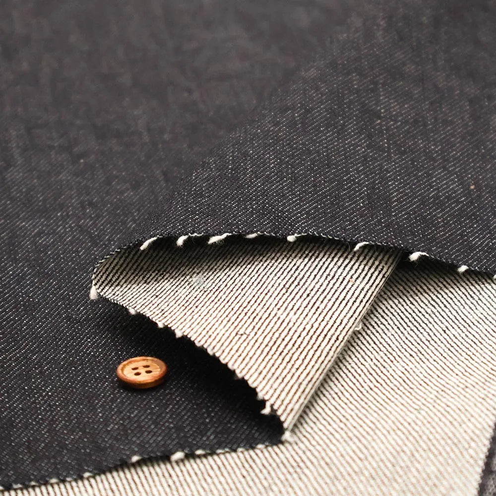 Double-Width Cotton Denim Fabric - Plain - nomura tailor