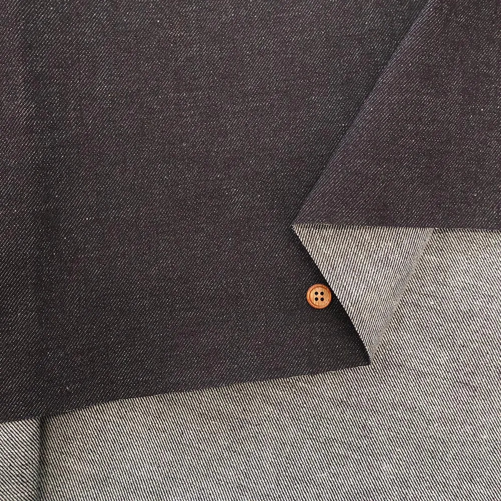 Double-Width Cotton Denim Fabric - Plain - nomura tailor