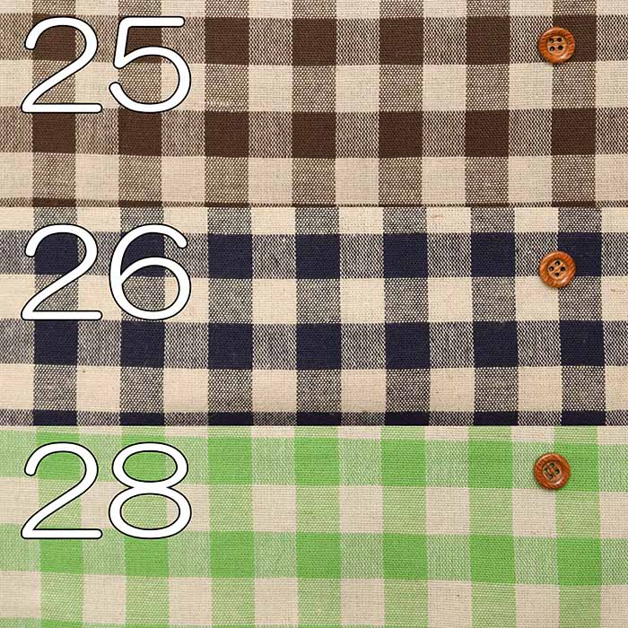 C/L Dyeing fabric gingham - nomura tailor