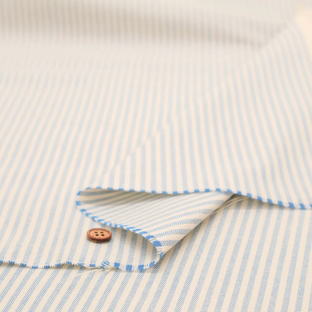Cotton Yarn-Dyed Stripe Fabric - nomura tailor