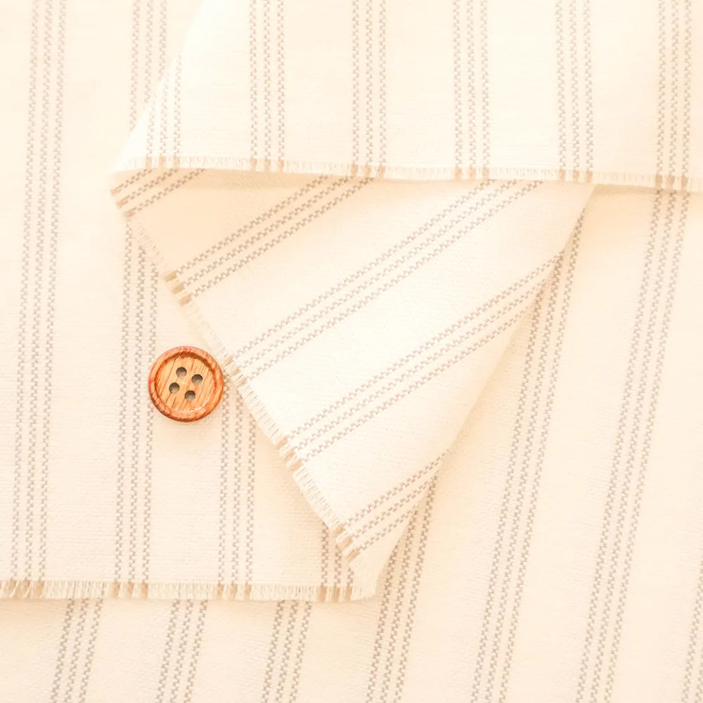 Cotton Yarn-Dyed Stripe Fabric - nomura tailor