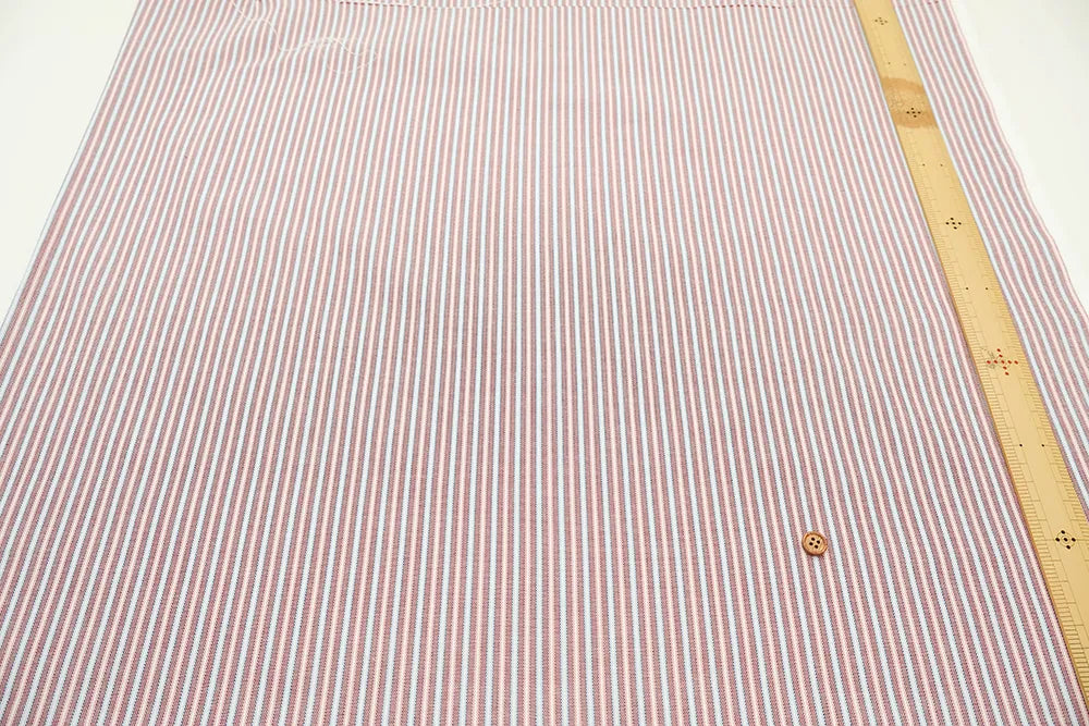 Cotton Yarn-Dyed Stripe Fabric - nomura tailor