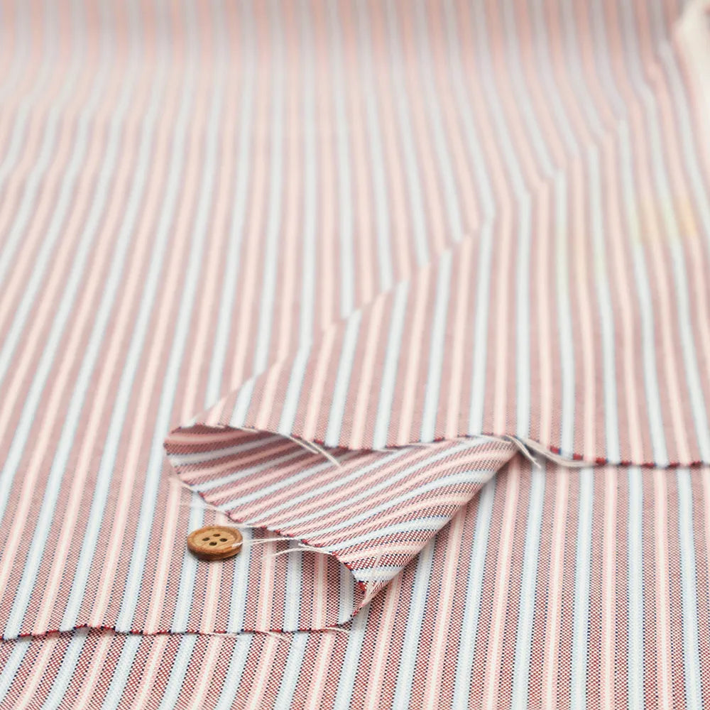 Cotton Yarn-Dyed Stripe Fabric - nomura tailor