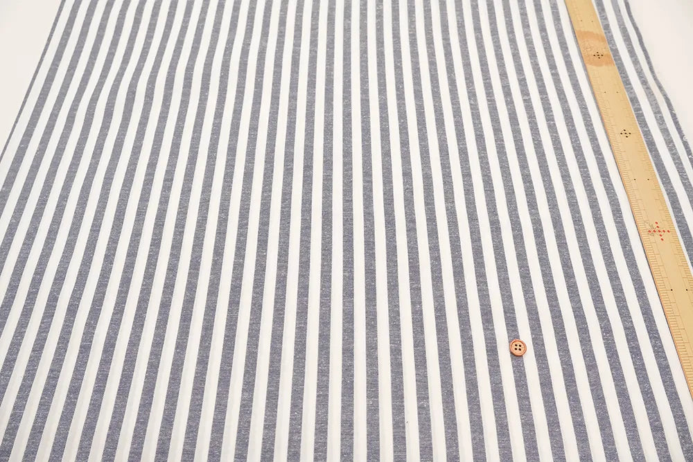 Cotton Yarn-Dyed Stripe Fabric - nomura tailor