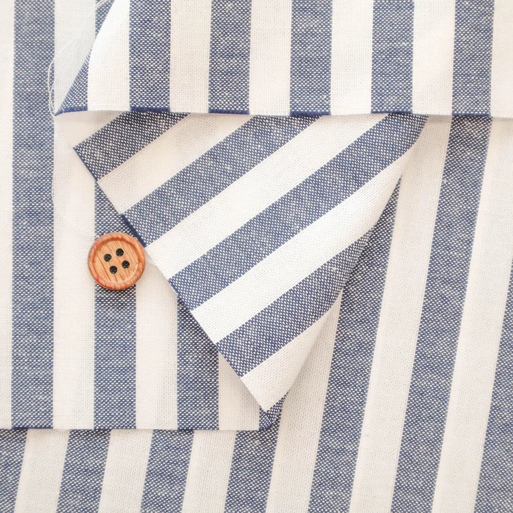 Cotton Yarn-Dyed Stripe Fabric - nomura tailor