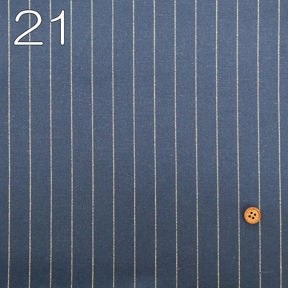 Cotton Yarn-Dyed Stripe Fabric - nomura tailor