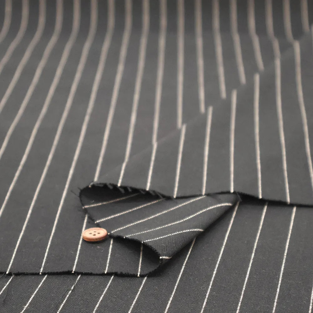 Cotton Yarn-Dyed Stripe Fabric - nomura tailor