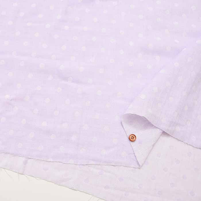 Cotton yarn-dyed double gauze fabric Dots - nomura tailor