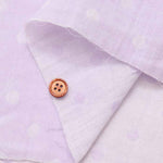 Cotton yarn-dyed double gauze fabric Dots - nomura tailor