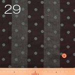 Cotton yarn-dyed double gauze fabric Dots & Stripes - nomura tailor