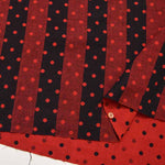 Cotton yarn-dyed double gauze fabric Dots & Stripes - nomura tailor