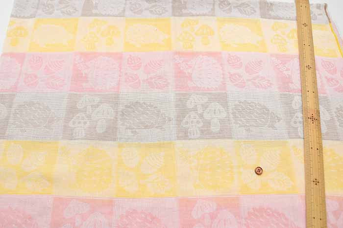 Cotton yarn-dyed double gauze fabric Hedgehog - nomura tailor