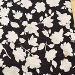 Cotton ripple printed fabric Flower - nomura tailor