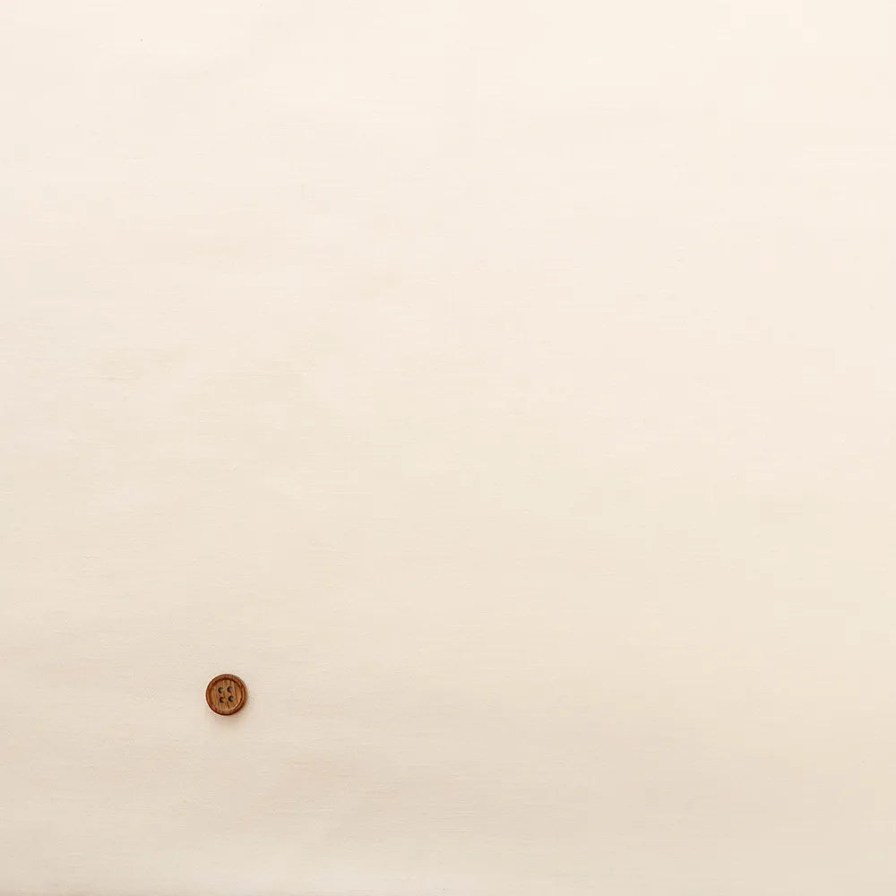 Linen Blend 9oz Stretch White Denim Fabric - Plain - nomura tailor