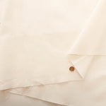 Linen Blend 9oz Stretch White Denim Fabric - Plain - nomura tailor