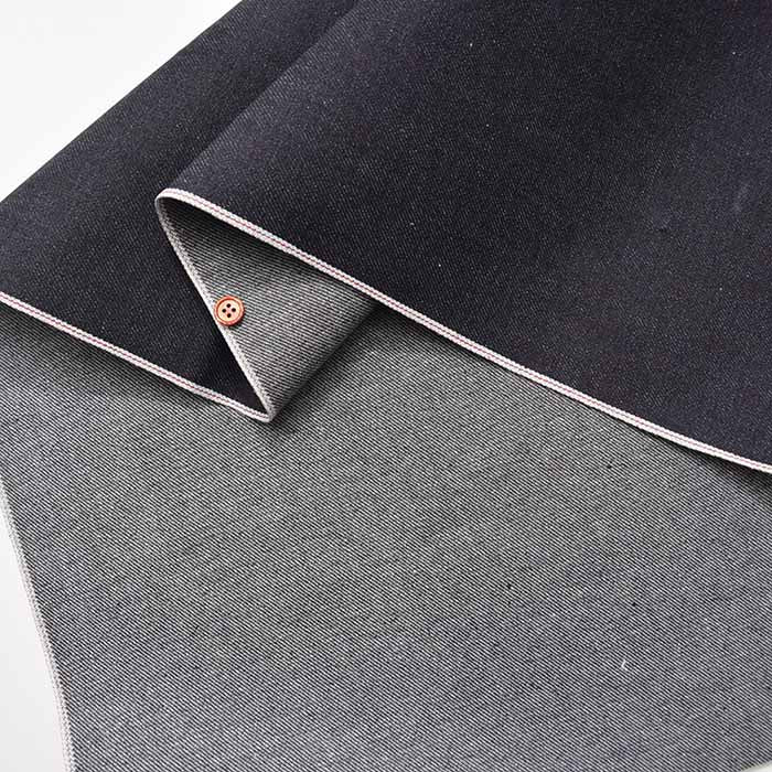 Cotton selvage denim fabric Solid colour - nomura tailor