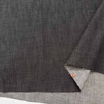 Turkish black stretch denim fabric Solid colour - nomura tailor