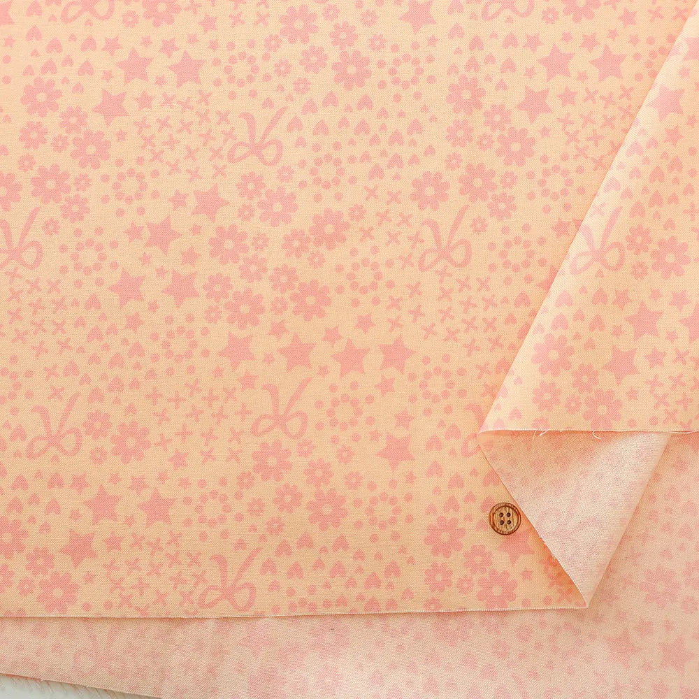 USA Cotton Sheeting Printed Fabric - Lovely - nomura tailor