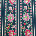 USA Cotton Sheeting Printed Fabric - Geometric Flowers - nomura tailor