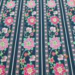 USA Cotton Sheeting Printed Fabric - Geometric Flowers - nomura tailor