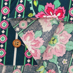 USA Cotton Sheeting Printed Fabric - Geometric Flowers - nomura tailor