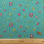 USA Cotton Sheeting Printed Fabric - Flowers - nomura tailor