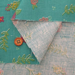 USA Cotton Sheeting Printed Fabric - Flowers - nomura tailor