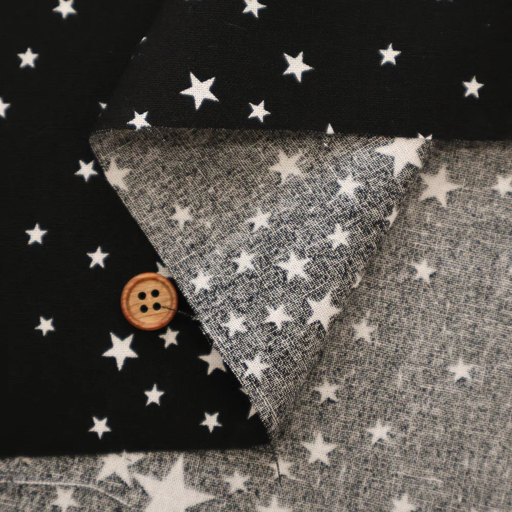 USA Cotton Sheeting Printed Fabric - Star - nomura tailor