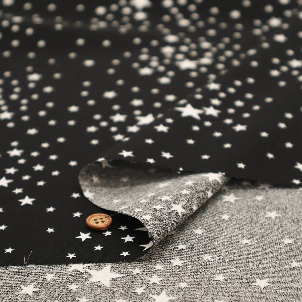 USA Cotton Sheeting Printed Fabric - Star - nomura tailor