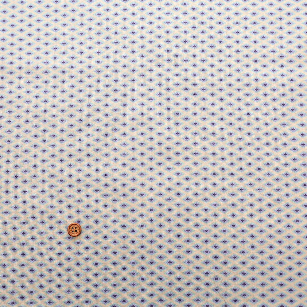 USA Cotton Sheeting Printed Fabric - Diamond - nomura tailor