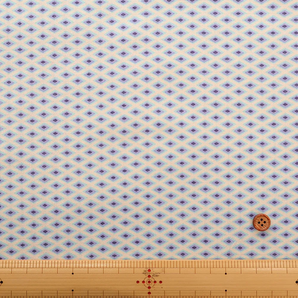 USA Cotton Sheeting Printed Fabric - Diamond - nomura tailor