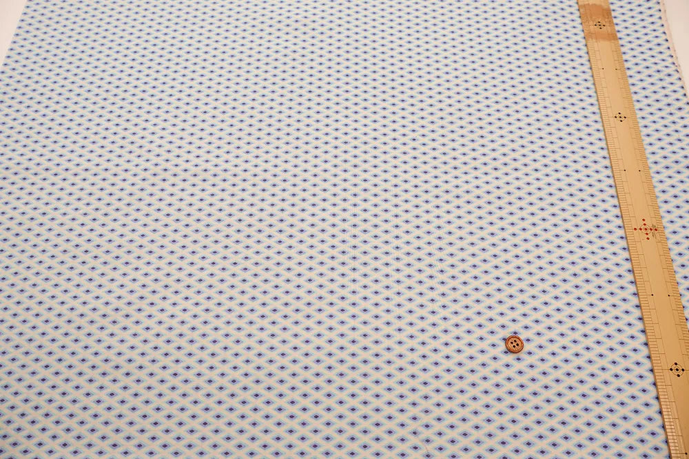 USA Cotton Sheeting Printed Fabric - Diamond - nomura tailor