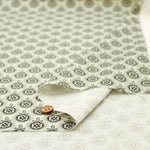 USA Cotton Sheeting Printed Fabric - Monotone Flowers - nomura tailor