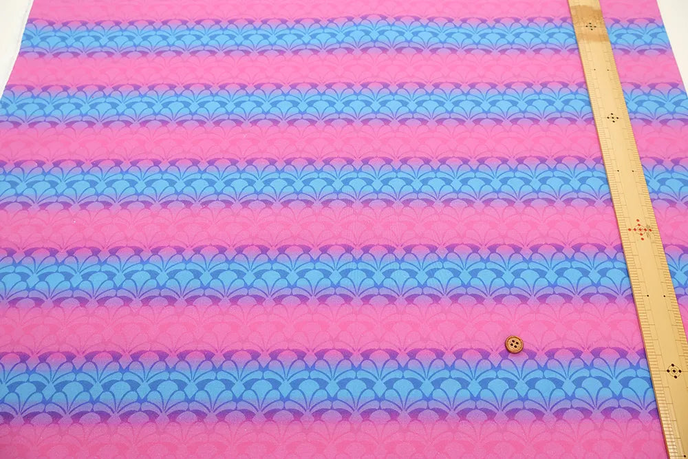 USA Cotton Sheeting Printed Fabric - Scallop - nomura tailor