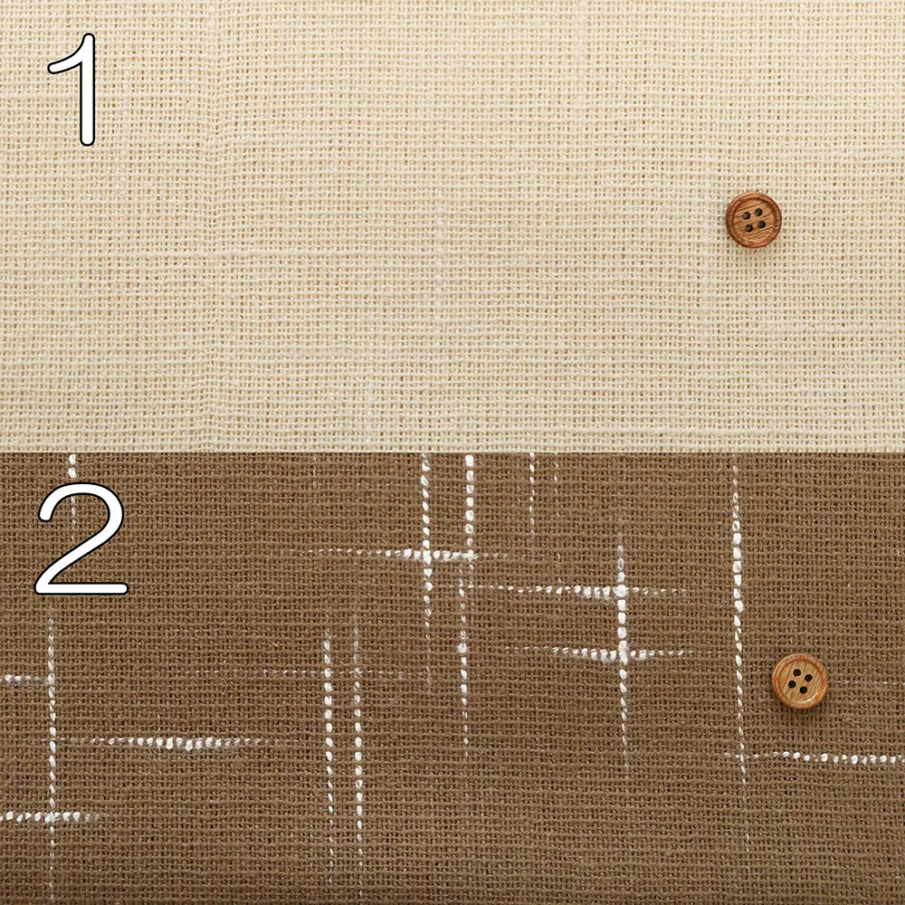 Made in India T/C Slub Fabric - Plain - nomura tailor