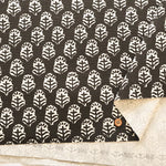 インド製 T/Cキャンバスプリント生地 エスニック リーフパターン - nomura tailor