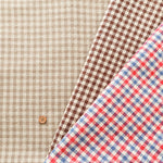 C/L Yarn-dyed Washer Fabric - Gingham Check(Small) - nomura tailor